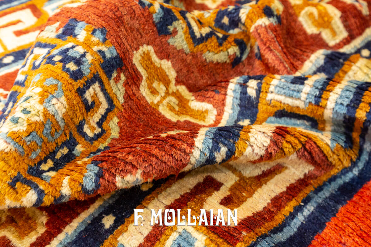 Antique Tibetan Rug Decorative Runner n°:625186